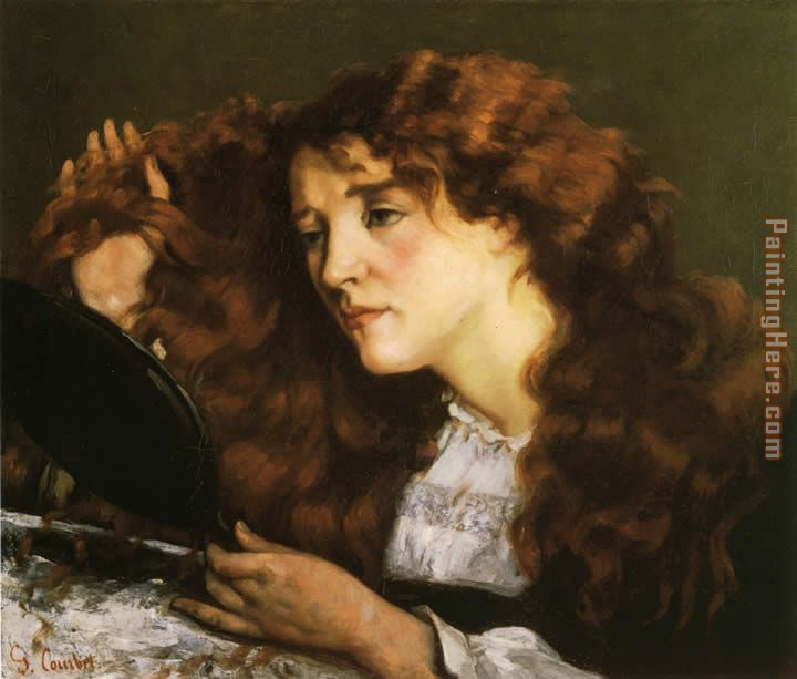 Gustave Courbet Portrait of Jo the Beautiful Irish Woman